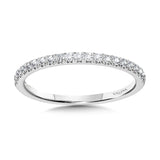 Straight Diamond Wedding Band