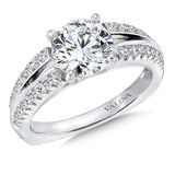 Split Shank Diamond Engagement Ring