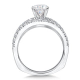 Split Shank Diamond Engagement Ring