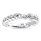 True fit matching diamond wedding band and a beautiful reminder of that special day for years to come.