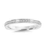 Straight Baguette Diamond Wedding Band