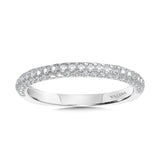 Pave-Set Diamond Wedding Band