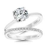 Wg Solitaire Hidden Halo Diamond Engagement Ring