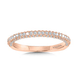 Three-Row Diamond Wedding Band