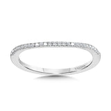 Straight Diamond Wedding Band