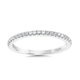 Straight Diamond Wedding Band