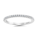 Straight Diamond Wedding Band