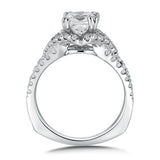 Spiral Style Diamond Engagement Ring