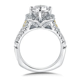 Diamond Halo Engagement Ring