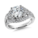 Diamond Engagement Ring With Side Stones