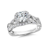 Diamond Halo Engagement Ring