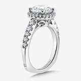 Diamond Halo Engagement Ring