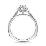 Diamond Halo Engagement Ring Mounting