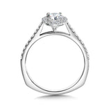 Diamond Halo Engagement Ring Mounting