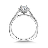 Diamond Halo Engagement Ring