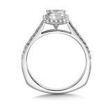 Diamond Halo Engagement Ring