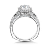 Diamond Halo Engagement Ring