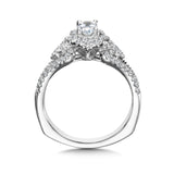 Diamond Halo Engagement Ring