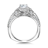 Diamond Halo Engagement Ring