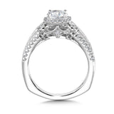 Diamond Halo Engagement Ring