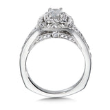 Diamond Halo Engagement Ring