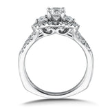 Three Stone Diamond Engagement Ring