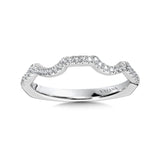 Arching Diamond Wedding Band