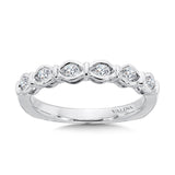 Straight Diamond Wedding Band