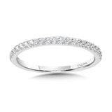 Straight Diamond Wedding Band