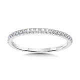 Straight Diamond Wedding Band