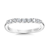 Graduating Nine-Stone Diamond Wedding Band