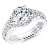 Spiral Style Diamond Engagement Ring