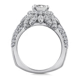 Diamond Halo Engagement Ring