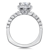 Diamond Halo Engagement Ring