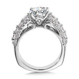 Side Stone Style Diamond Engagement Ring