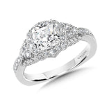 Diamond Halo Engagement Ring