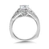 Diamond Halo Engagement Ring