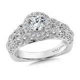 Diamond Halo Engagement Ring