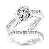 Channel-Set Diamond Engagement Ring