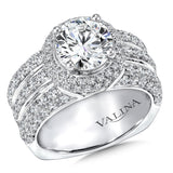 Statement Halo Engagement Ring