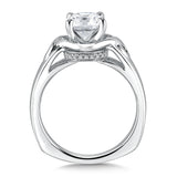 Infinity Solitaire Diamond Engagement Ring