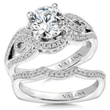 Spiral Style Diamond Engagement Ring