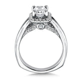 Halo Style Diamond Engagement Ring