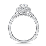 Round Halo Diamond Engagement Ring