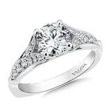 Diamond Engagement Ring With Side Stones