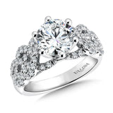 Diamond Engagement Ring with Side Stones