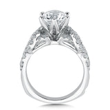 Diamond Engagement Ring With Side Stones