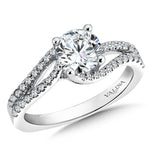 Engagement Ring with Side Stones