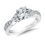 Side Stone Style Engagement Ring