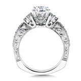 Side Stone Style Engagement Ring